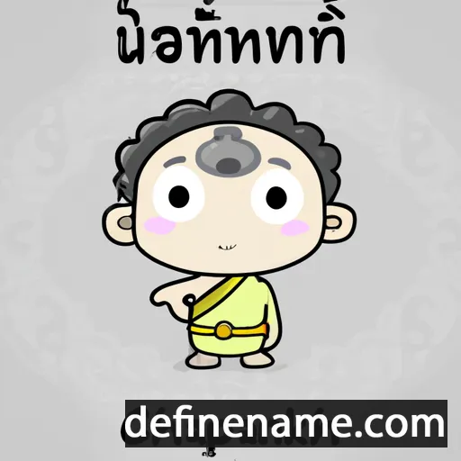 cartoon of the name Chakraphan