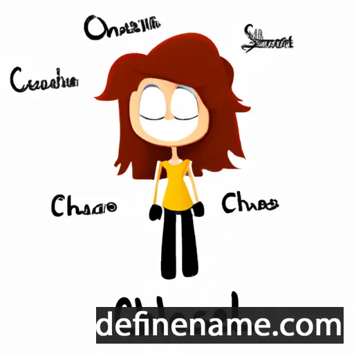 cartoon of the name Chalise