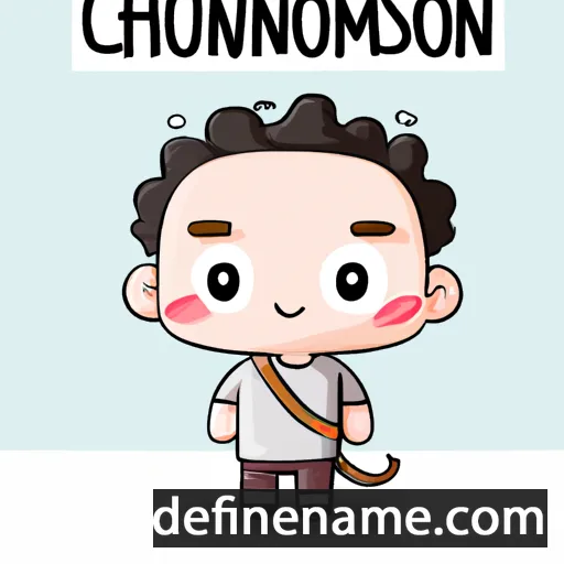 cartoon of the name Chaloemphon