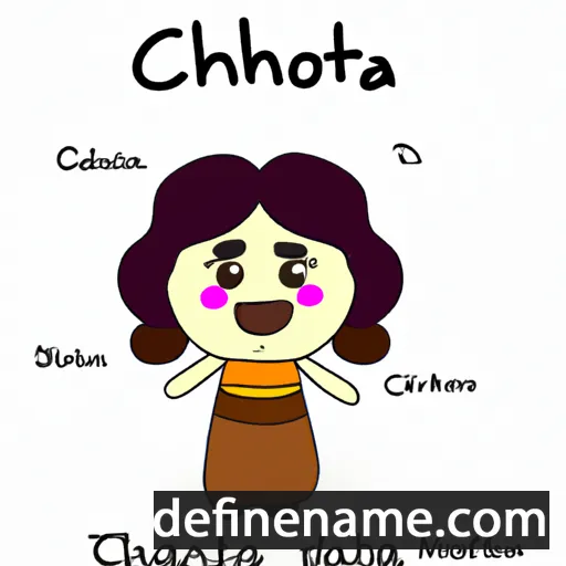 cartoon of the name Chalottha