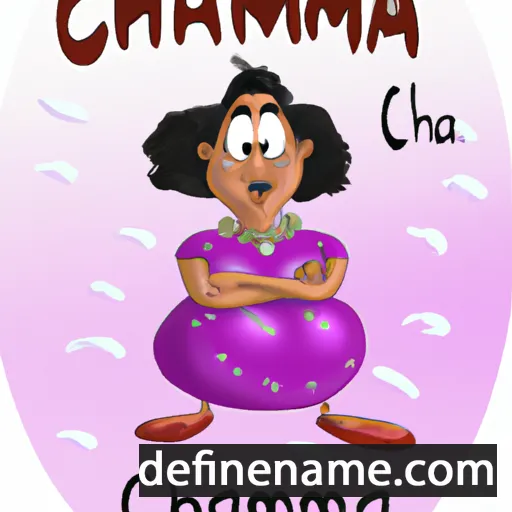 Chamini cartoon