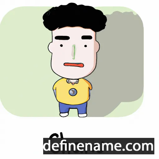 cartoon of the name Chan-u