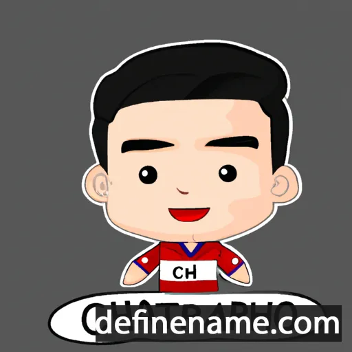 Chanathip cartoon