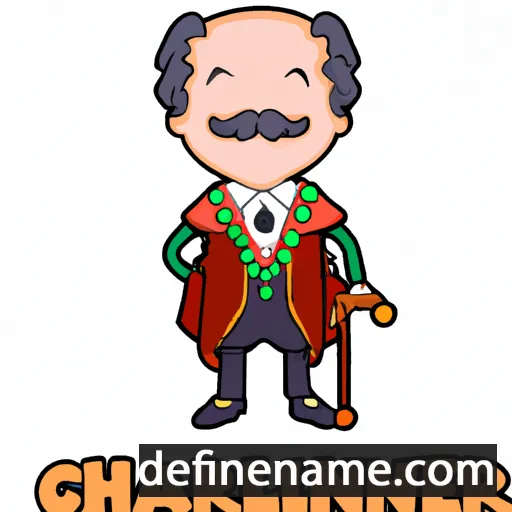 cartoon of the name Chancellor