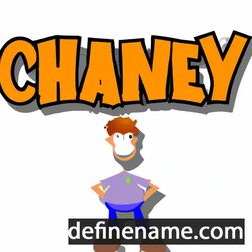 cartoon of the name Chancey