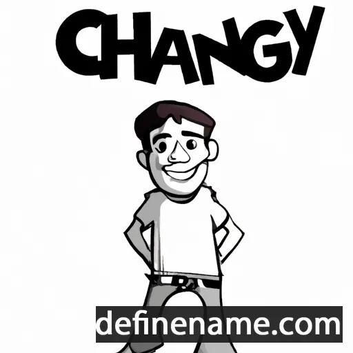 cartoon of the name Chancy