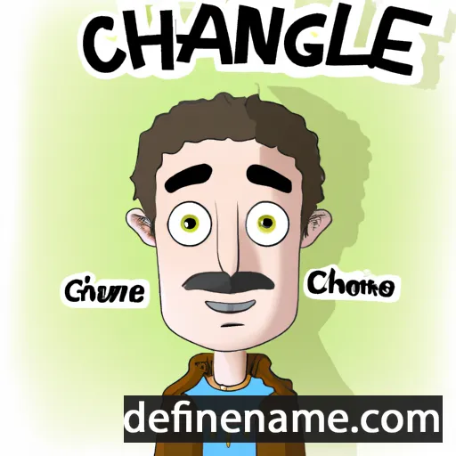 cartoon of the name Chanler