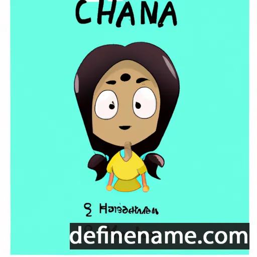 cartoon of the name Channa