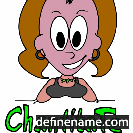 cartoon of the name Chantale