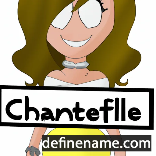 cartoon of the name Chantele