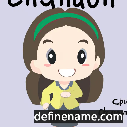 cartoon of the name Chanthou