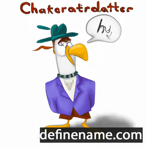 cartoon of the name Chanticleer