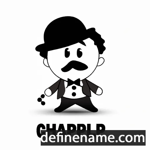 cartoon of the name Chaplin