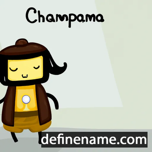 cartoon of the name Charalampia