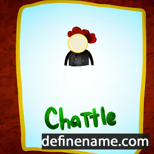 cartoon of the name Charlete