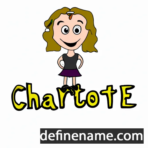 cartoon of the name Charlott