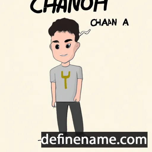 cartoon of the name Charn