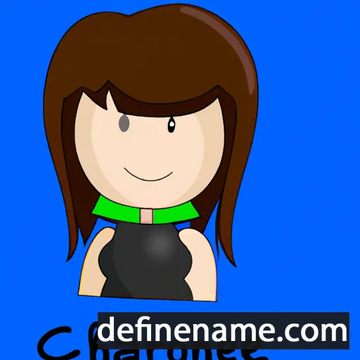 cartoon of the name Charne