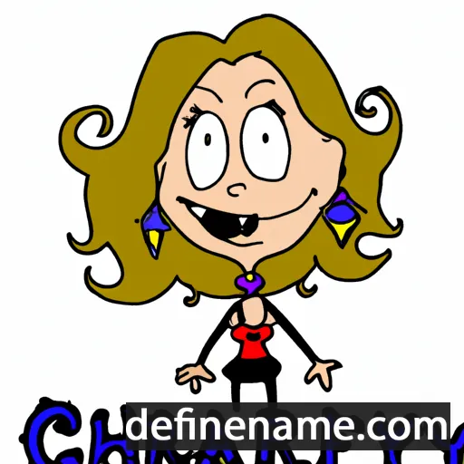 cartoon of the name Charryl