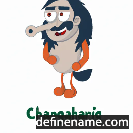 cartoon of the name Charvangi