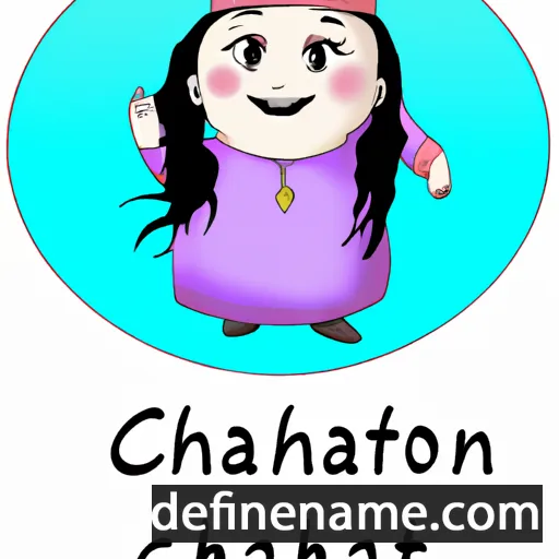 cartoon of the name Chatani