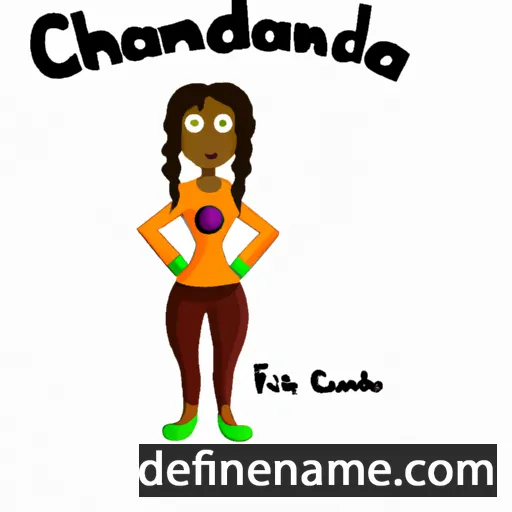 Chaundra cartoon