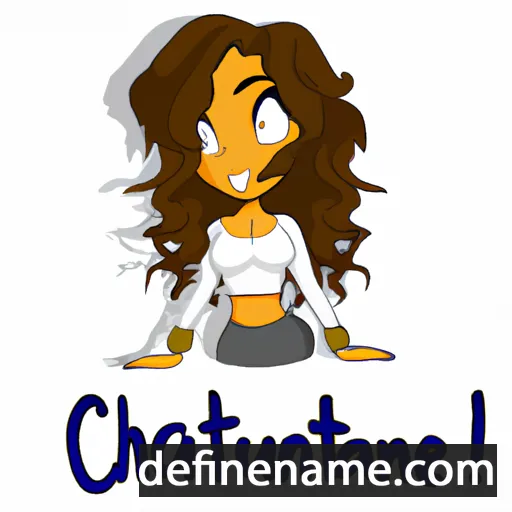 cartoon of the name Chaunté