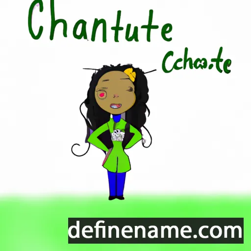 cartoon of the name Chauntea