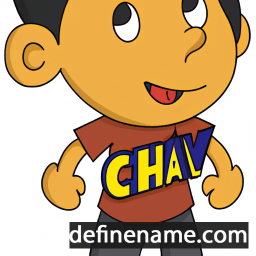 cartoon of the name Chavi