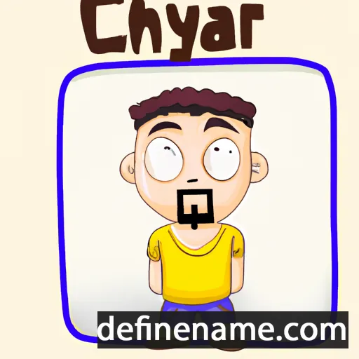 cartoon of the name Chayir