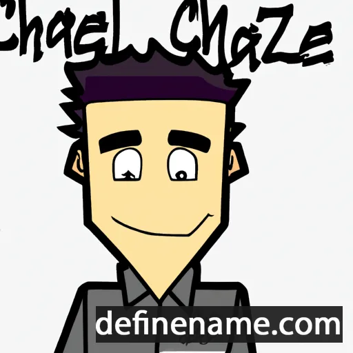 cartoon of the name Chaziel