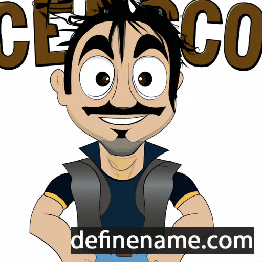 cartoon of the name Checco