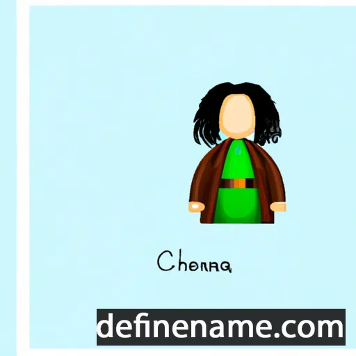 cartoon of the name Chegianna