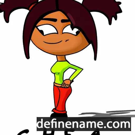 cartoon of the name Cheka