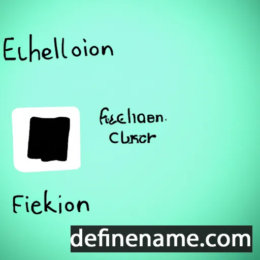 cartoon of the name Chelaion