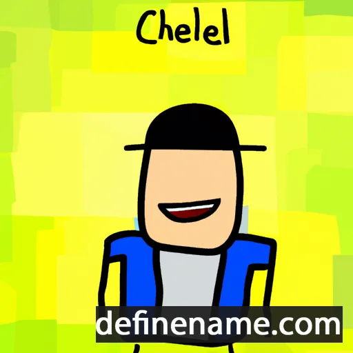 cartoon of the name Chelal