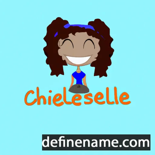 cartoon of the name Chelise