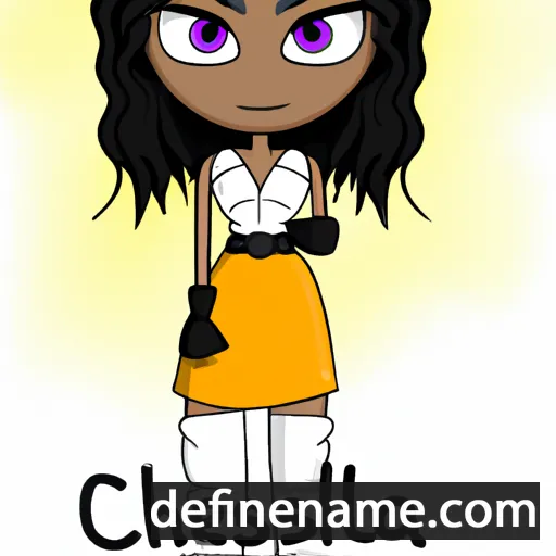 cartoon of the name Chelisha