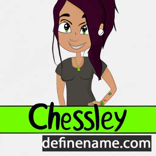 cartoon of the name Chelsy