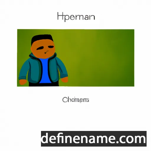 cartoon of the name Chemari