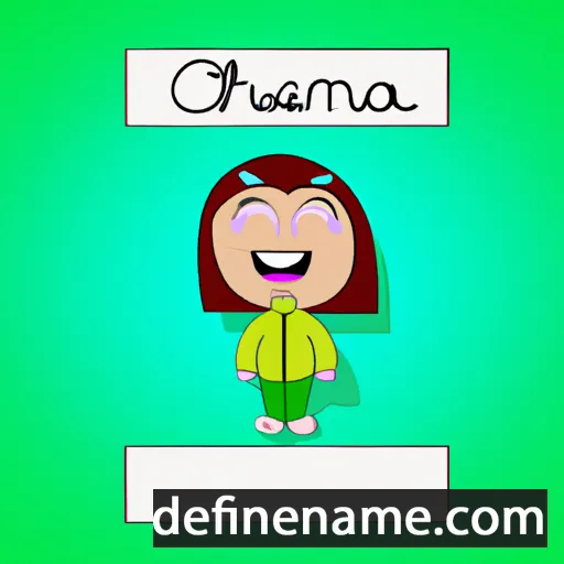 cartoon of the name Chemita