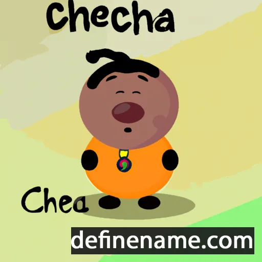 cartoon of the name Chencha