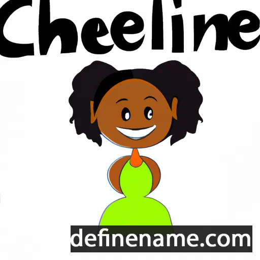 cartoon of the name Chenelle