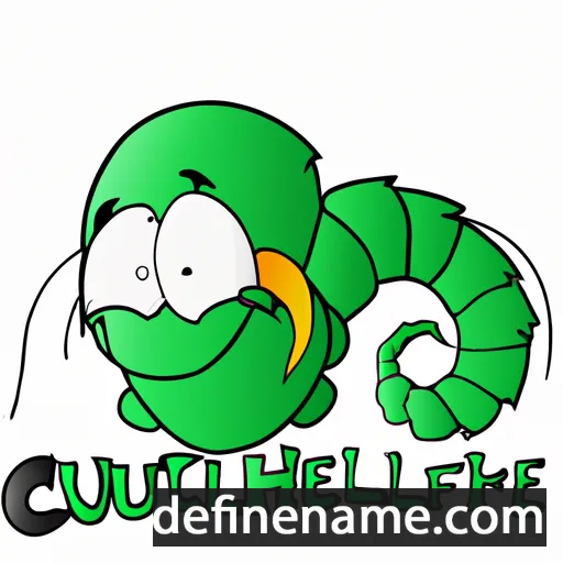 cartoon of the name Chenille