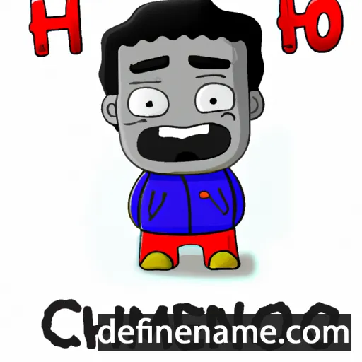 cartoon of the name Chenmo