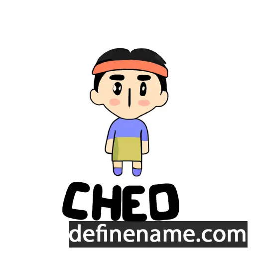 cartoon of the name Cheol-ho