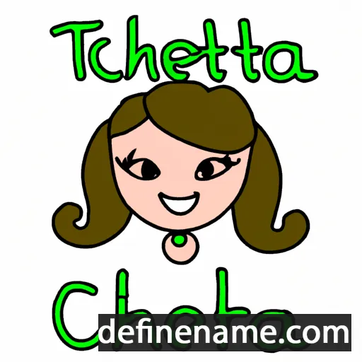 cartoon of the name Cherita