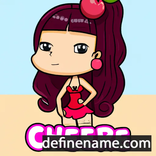 cartoon of the name Cherrie