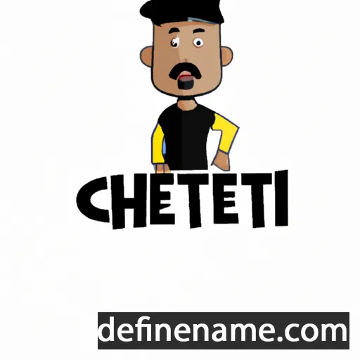 cartoon of the name Chetanjeet