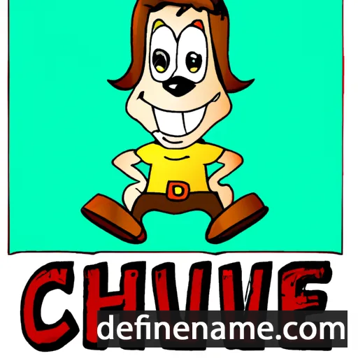 cartoon of the name Chevie